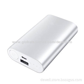 4000mAh grade A 18650 Li-ion battery USB mobile phone chargers, metal case, LED battery indicator